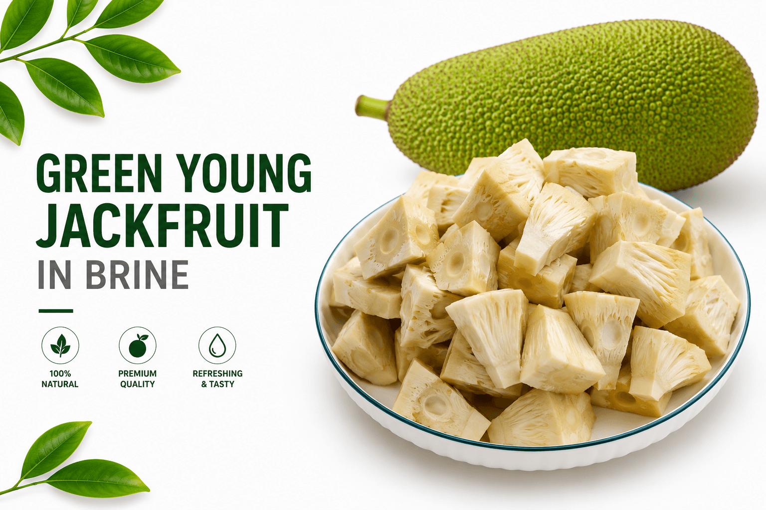 Young Green Jackfruit in Brine